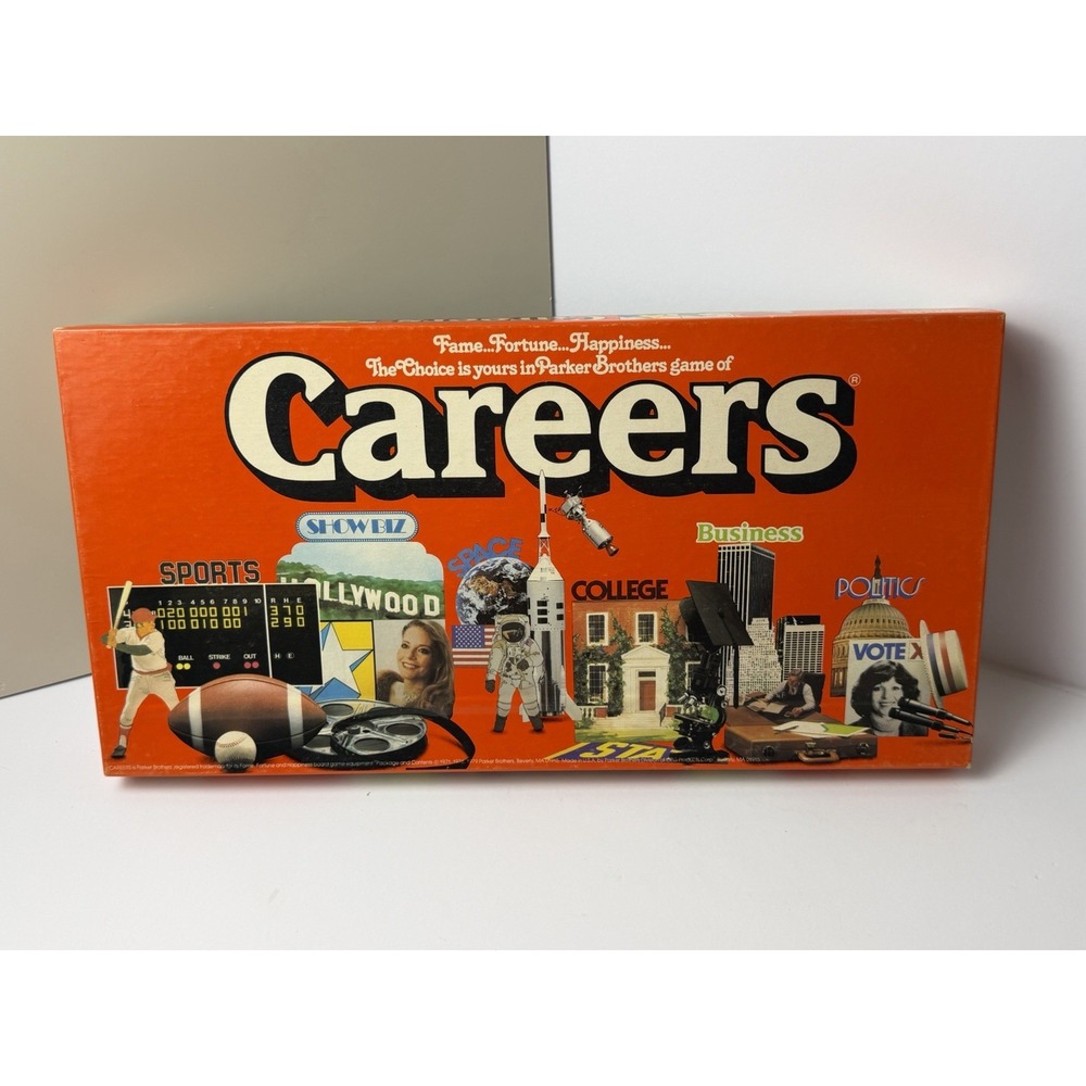 Careers Board Game by Parker Brothers (1979) Vintage Read